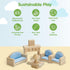 Set PlanToys Living Room Classic for Montessori Inspired Small World Play | Imaginative Storytelling, Social