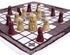 Hnefatafl - The Viking Game, Cardinal Edition with Red Pieces