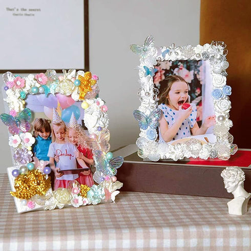 DOUXFUN DIY Picture Frame Craft Kits - Arts and Crafts for Girls Ages 6-12, Birthday Gifts for Kids Boys Teens