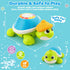 BAYSING 6-12 Set Tummy 7 8 9 10 11 0-1 Baby Toys Months, Musical Turtle Crawling Infant Toy for Time, Early Educational