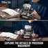 10206 V8 Sets, Set, 14+ Teens(737 Mould King Engine Model kit that Runs, Build Your Own Cars Combustion Battery/Motor