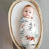 GRSSDER Super Soft Jersey Knit Baby Blankets, Double Layer Receiving Blankets, 34 x 44 Inches, Cute Bear