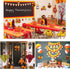 Thanksgiving Craft Kits, DIY Make A Turkey for Fall Party Game and Door Hanging Ornament Decoration Supplies, 3 Pack
