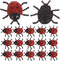 TOYANDONA 25 Pieces Mini Ladybug Figurine Fake Ladybug Toy Garden Decoration Halloween Prank Props for Kids