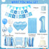FINDRICH 1st 1 First Birthday Decorations for Boy, Birthday Decorations Boy with High Chair Banner, Number Balloon Cake