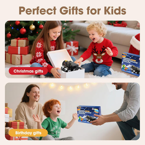 812 12-16, V2, ACEBOTT Robotics for Kids Ages Smart Robot Car Kit Compatible with BBC Micro:bit STEM Toys Coding Robot