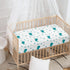 Winpema 28"x52" Blue Whale Anemons Fishes Seaweeds Waves Fitted Crib Sheet Blue Whale Baby Crib Sheet Fit Standard Crib