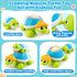 BAYSING 6-12 Set Tummy 7 8 9 10 11 0-1 Baby Toys Months, Musical Turtle Crawling Infant Toy for Time, Early Educational