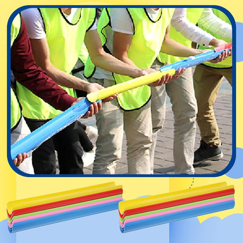 Team Building Activities Kit for Adults and Teens, Group Learning Exercise Games with Half Pipes Golf Balls Storage
