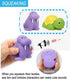Bath Toy Water Spraying Discoloration Floating Animals, Shark Fishing Play Set for Babies and Kids