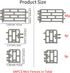 64PCS Toymany Mini Toys Fence for Farm Animals - Tiny Horse Corral Plastic Fencing for Farm Barn Paddock Horses