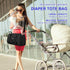 Mommy 2 Diaper Bag Tote: Bag, Baby Bag for Boy and Girl, Mom Hospital Bag, Twins or Kids Diapers Bag