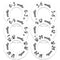 Pro Goleem Baby Closet Dividers, Unisex Baby Closet Organizer for Nursery Clothes, Size Age Dividers, Fits 1.5" Rod, 6