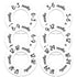 Pro Goleem Baby Closet Dividers, Unisex Baby Closet Organizer for Nursery Clothes, Size Age Dividers, Fits 1.5" Rod, 6