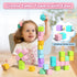 1-3, 56PCS 1.34in 3-5 Magnetic Blocks for Toddlers Large Macaron Magnet Building Cubes for Kids, Stem Preschool Stack