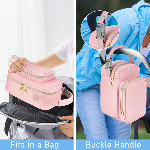 ZIOZERTT Momcozy/Medela/Elvie/Willow Pack Pack,Bag Wearable Breast Pump Storage Bag Compatible with Breast Pump