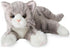 Bearington Collection Plush Cat, 15-in, Realistic Stuffed Toy, Grey