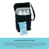 Pack J.L. Childress Six Bottle Breast Milk Cooler Travel Bag - Insulated Baby Bottle Storage Bag, Portable Organizer