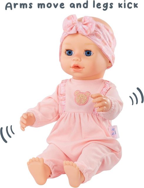 Baby Born Learn to Walk Baby Doll Annabell - Realistic Features for Kids Ages 3+, Walks, Crawls, Sits
