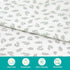 2 Pack 52X 28 Crib Sheets Fitted for Boys and Girls, Crib Sheet Fits for Standard Crib Mattress, Neutral Toddler Bed
