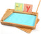 AtMini Montessori Sand Tray with Lid - Wooden Sand Trays for Kids