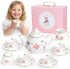 Porcelain Tea Set for Girls, Tea Party Set for Little Girls, Kids