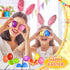 2.3 60 1 SpringFlower Unfilled Easter Eggs, pcs Colorful Egg Plus Golden Egg, Empty Plastic Eggs Fillable with Candy
