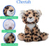 9 inches The Petting Zoo Cheetah Stuffed Animal, Gifts for Kids, Wild Onez Zoo Animals, Cheetah Plush Toy