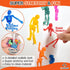 UpBrands Halloween Party Favors for Kids, 24 Stretchy Skeleton Toys for Goodie Bags, Classroom Prizes, Birthday Gifts