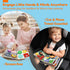 1-3, 1 Busy Book for Toddlers Felt Animals Busy Board for Year Old Montessori Toys, Peekaboo Quiet Book, Airplane