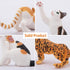 Toymany 8PCS Realistic Cat Figurines - Educational Cat Figures Toy Set, Kitten Easter Eggs, Cake Topper Gift
