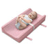 KRYSO Baby Changing Pad Soft Vegan Leather Changing Pad, Waterproof and Wipeable Diaper