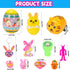 Fumogym 100PCS Unique & Colorful Prefilled Easter Eggs with Novelty Toys, Filling Treats, Easter Eggs Hunt, Basket
