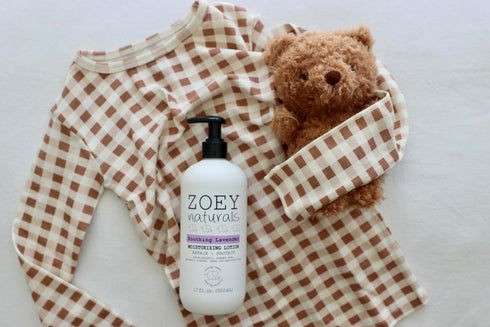 17 oz Zoey Naturals Lavender Moisturizing Lotion for Babies Hypoallergenic, Gentle & Natural for Kids with Sensitive