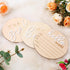 Qianyu 3 Pcs Gender Reveal Sign for Baby Birth Its a Boy Its a Girl Wooden Announcement Sign for Hospital Newborn