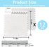 12 16 Gangdise PCS Thickened Plush Interlocking Floor Mat Fluffy Square Tiles EVA Foam Matswith Edgings Soft Anti-Slip