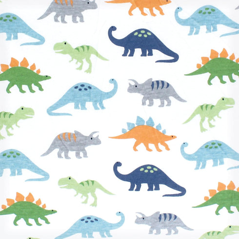 Hudson Baby Unisex Changing Pad Cover with Dinosaurs, One Size
