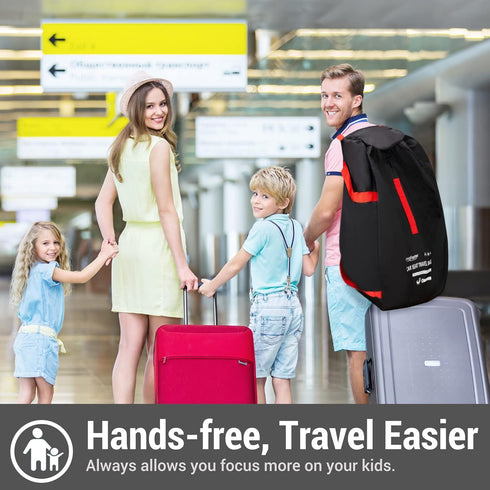 ProFaster Backpack Car Seat Travel Bag for Air Travel - Karfast Universal Infant Carseat Gate Check Bag Cover
