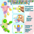 20 Pcs Funny Sensory Fidget Toys,Transformable Chain Robot Finger Toy,Stress Relief Fingertip Gyro Toys for Party