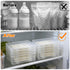 Hlimior 10-Pack 7.4"x5.1" Clear Flat Breast Milk Freezer Storage Organizer - Reusable Flattening Tray, Large Capacity