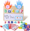 BESTAMTOY Montessori Math Board Toy - Double-Sided Finger Counting & Number Tracing Board