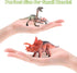 3-5,45PCS Playset Dinosaur Toys for Kids Realistic Jurassic Dinosaurs Figures with Eggs&Trees&Fence to Create a Dino