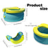 Travel Potty for Toddler Kids,Folding Toilet in Banana Shape,Portable Car Potty with Storage Bag,Outdoor and Indoor