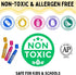 Kwik Stix Solid Tempera Paint Sticks, 6 Classic Colors, Washable, Non-Toxic, Quick Drying for Kids