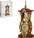 ONITUOFO Retro Clock Building Set for Adults, Vintage Pendulum Model with Rotating Gears,