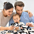 High Contrast Baby Cards for Infants, Black and White Baby Toys for Newborns, Visual Stimulation Development