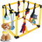Interactive Dog Play Gym for Puppies Indoor Puppy Play Gym with Hanging