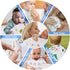 20' 10' Pack 10, 6-layer FOOK FISH Muslin Burp Cloths Cotton Burping Cloth X of Baby Spit Up Cloths for Newborn