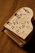 Wood Trick Toy Piano Music Box Moonlight Sonata, Mini 3D Wooden Puzzle Assembly Toy for Kids and Adults