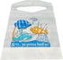 10.5" 14.5" 2" Sandhill Tools Disposable Kids Bibs for Catching Mess, White, x with Crum Catcher Pocket